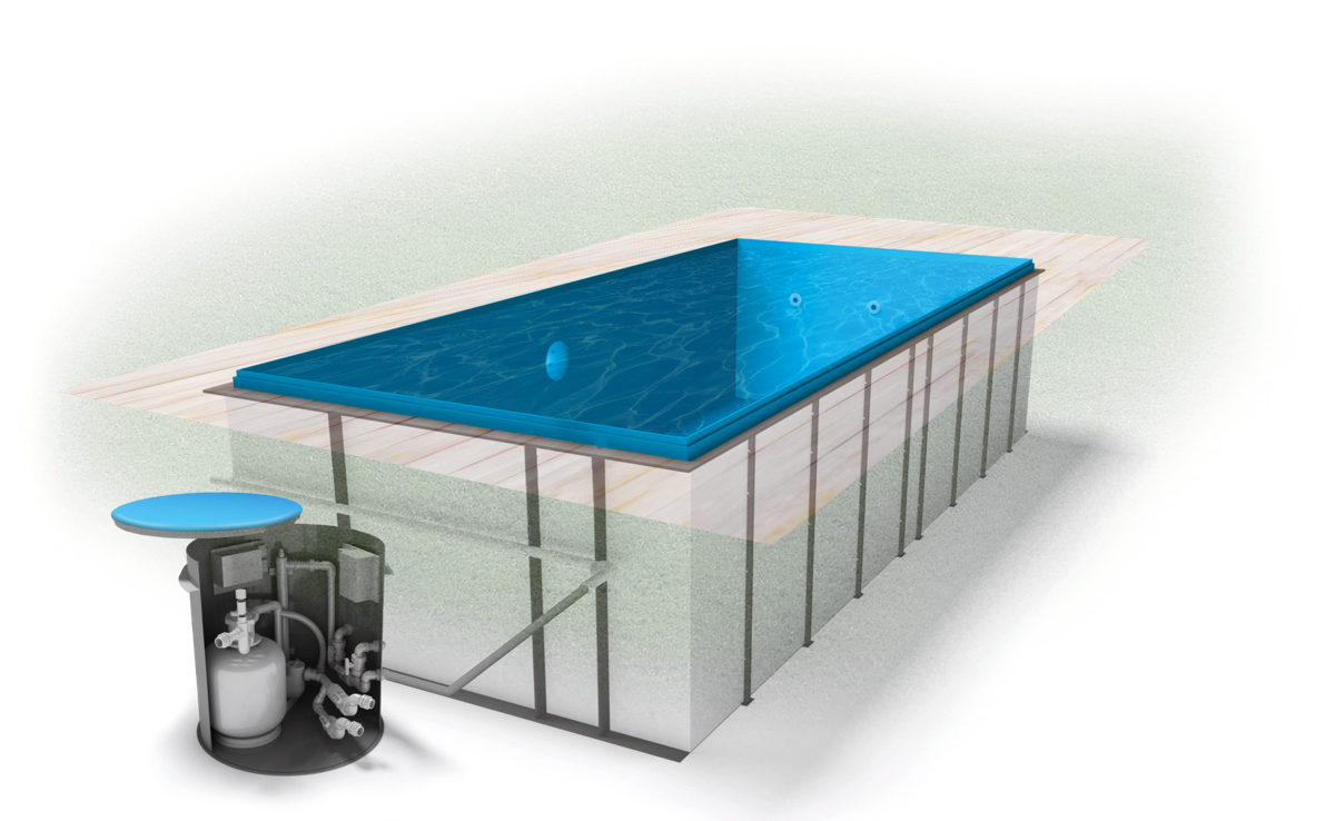 Pool ohne Gegenstromanlage - Nachteile einer Gegenstromanlage