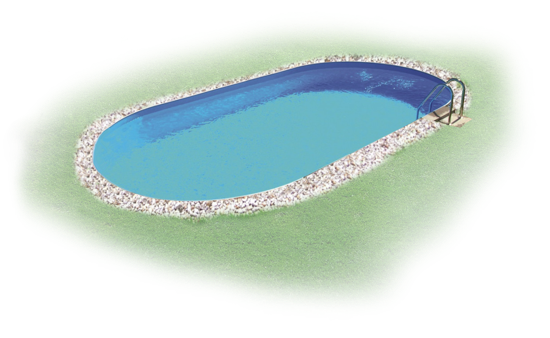 Pool Oval SCP Stahlmantelbecken